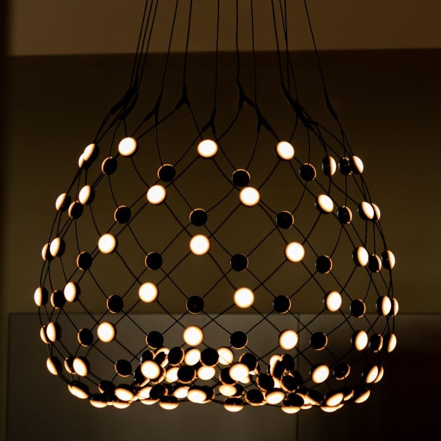 Lustra LED Suspendata LUGARO DIA Black