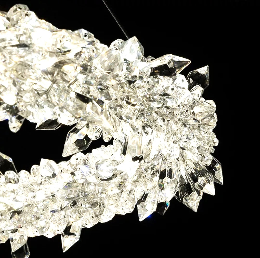 Lustra LED Suspendata Cristal LUXURY FROZEN
