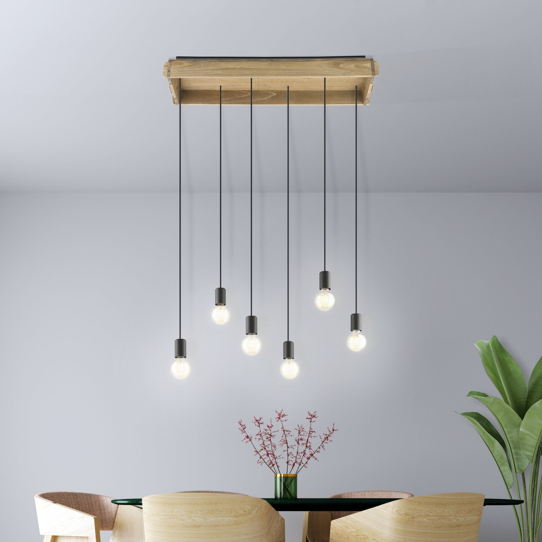 Lustra Vintage 6XE27 WOOTTON 43592