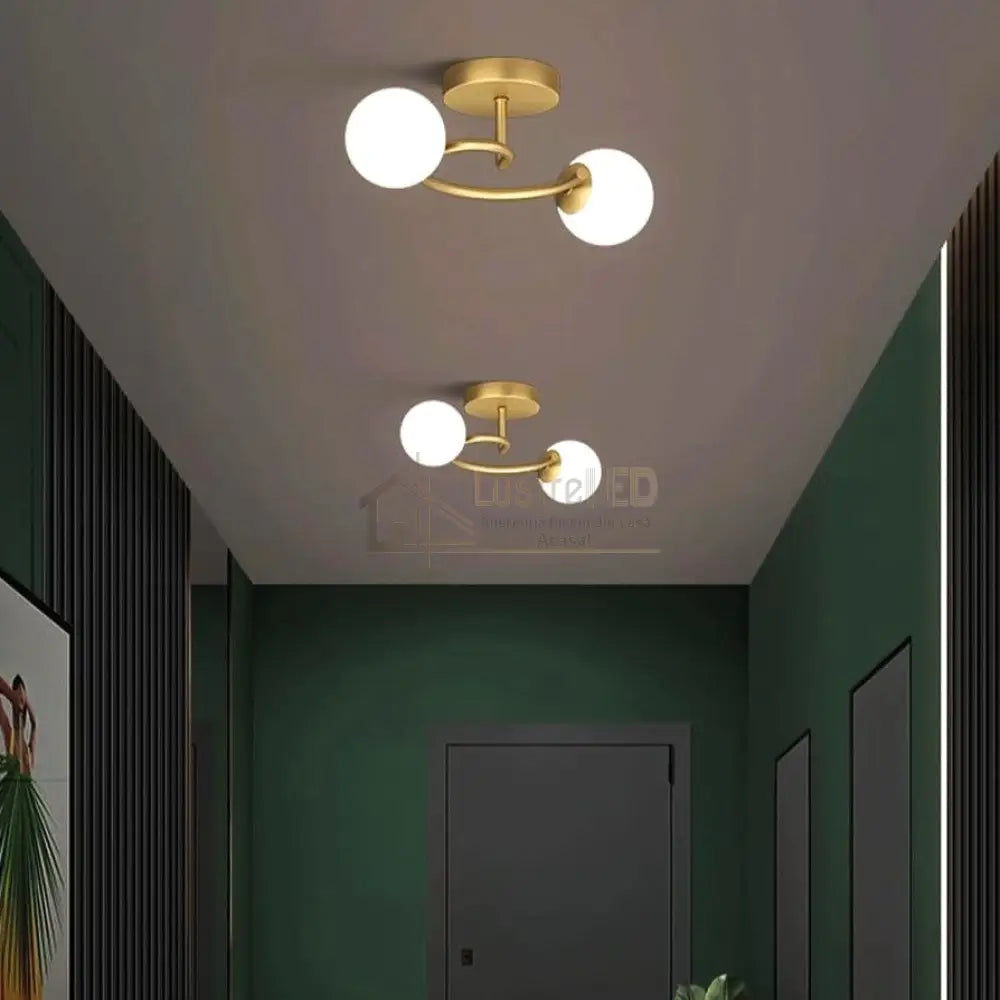 Lustra Abajur 2xE27 Gold Elegance ABAJUR / AURIE Chandeliers