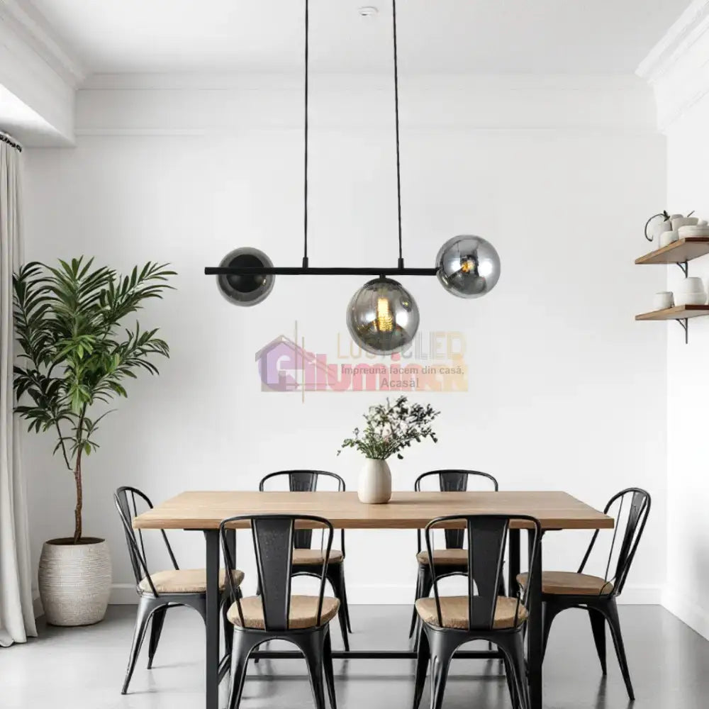 Lustra Abajur 3xE27 Axis Lights - VP2412A-3 lustreled.ro