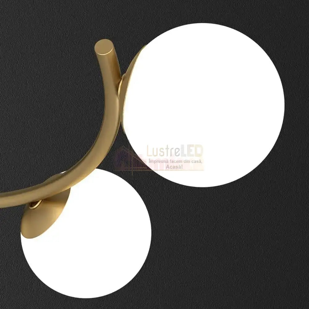 Lustra Abajur 3xE27 Gold Elegance AURIE / ABAJUR Chandeliers