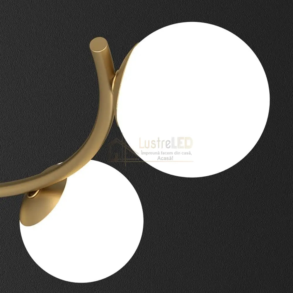 Lustra Abajur 5xE27 Gold Elegance ABAJUR / AURIE Chandeliers
