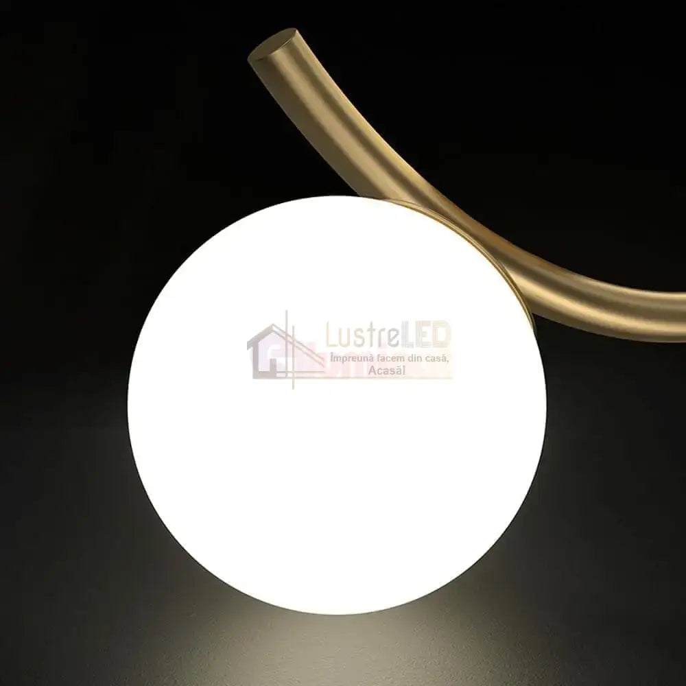 Lustra Abajur 5xE27 Gold Elegance AURIE / ABAJUR Chandeliers