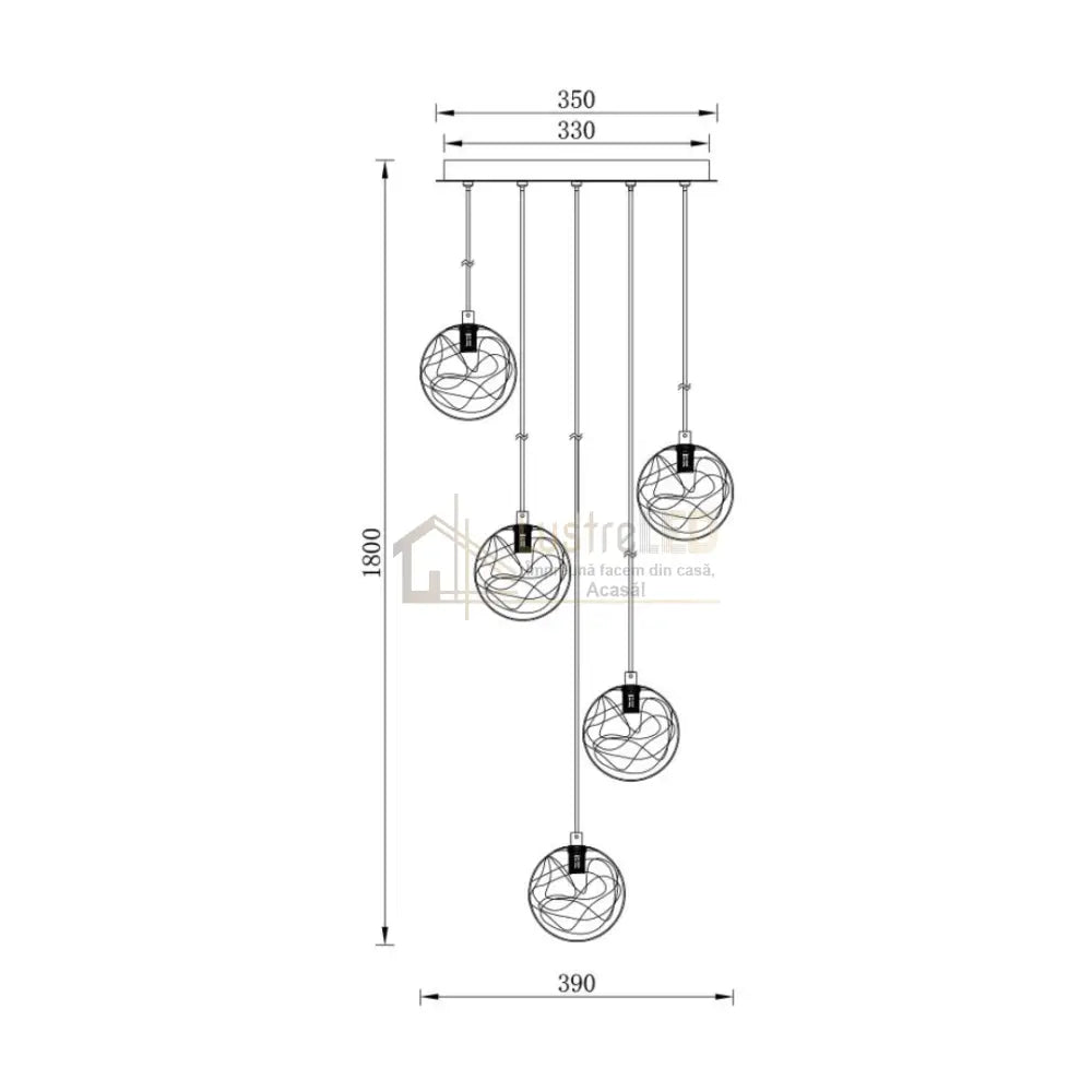 Lustra Abajur 3xG9 Gold (Copy) lustreled.ro