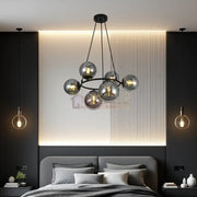 Lustra Abajur 6xE27 NovaLight - VP2413-6 NEAGRA / ABAJUR Chandeliers