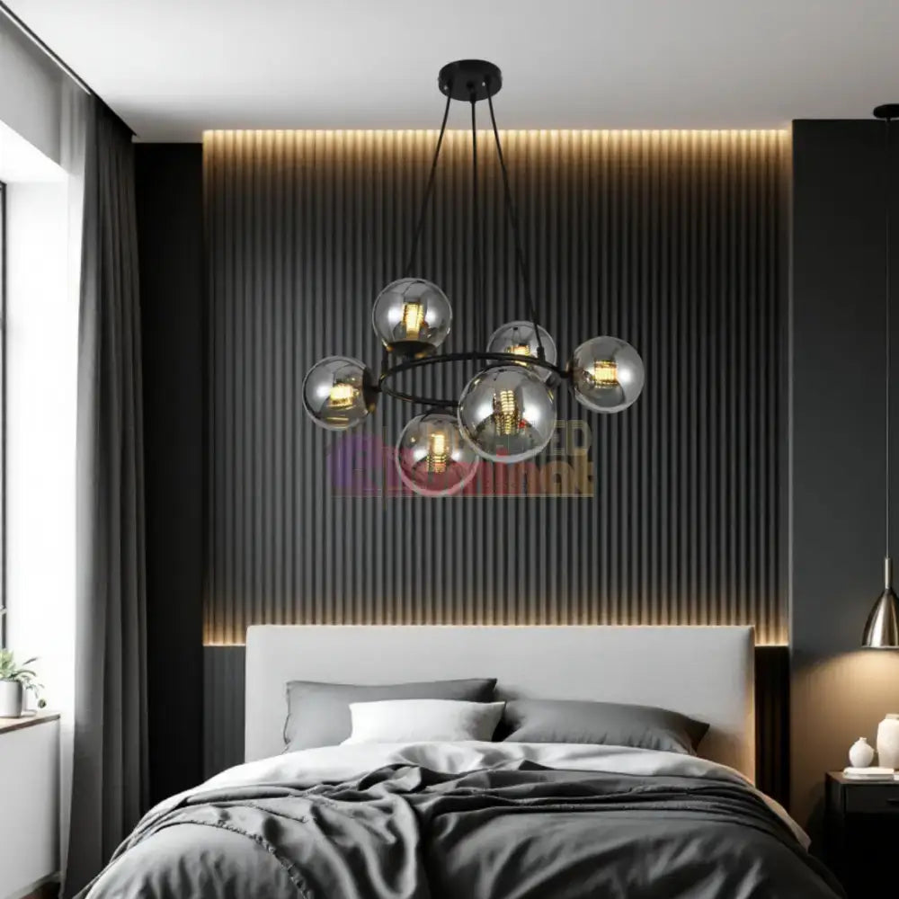 Lustra Abajur 6xE27 NovaLight - VP2413-6 lustreled.ro