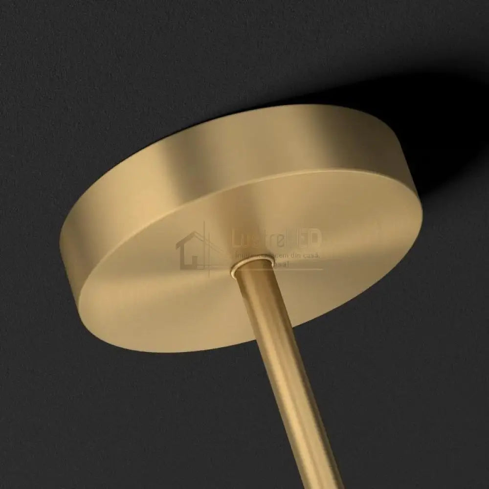  Lustra Abajur 8xE27 Gold Elegance lustreled.ro