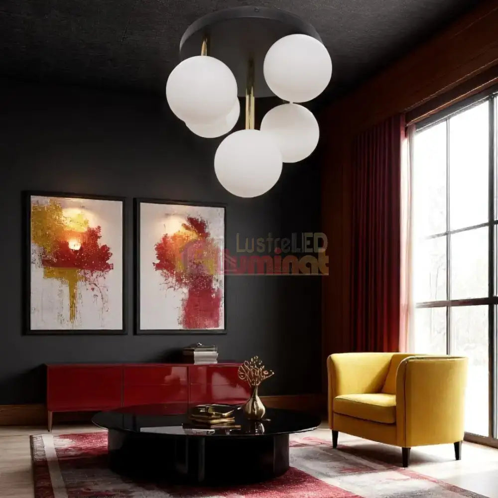 Lustra Abajur Aplicata Luxury ALI Golden lustreled.ro