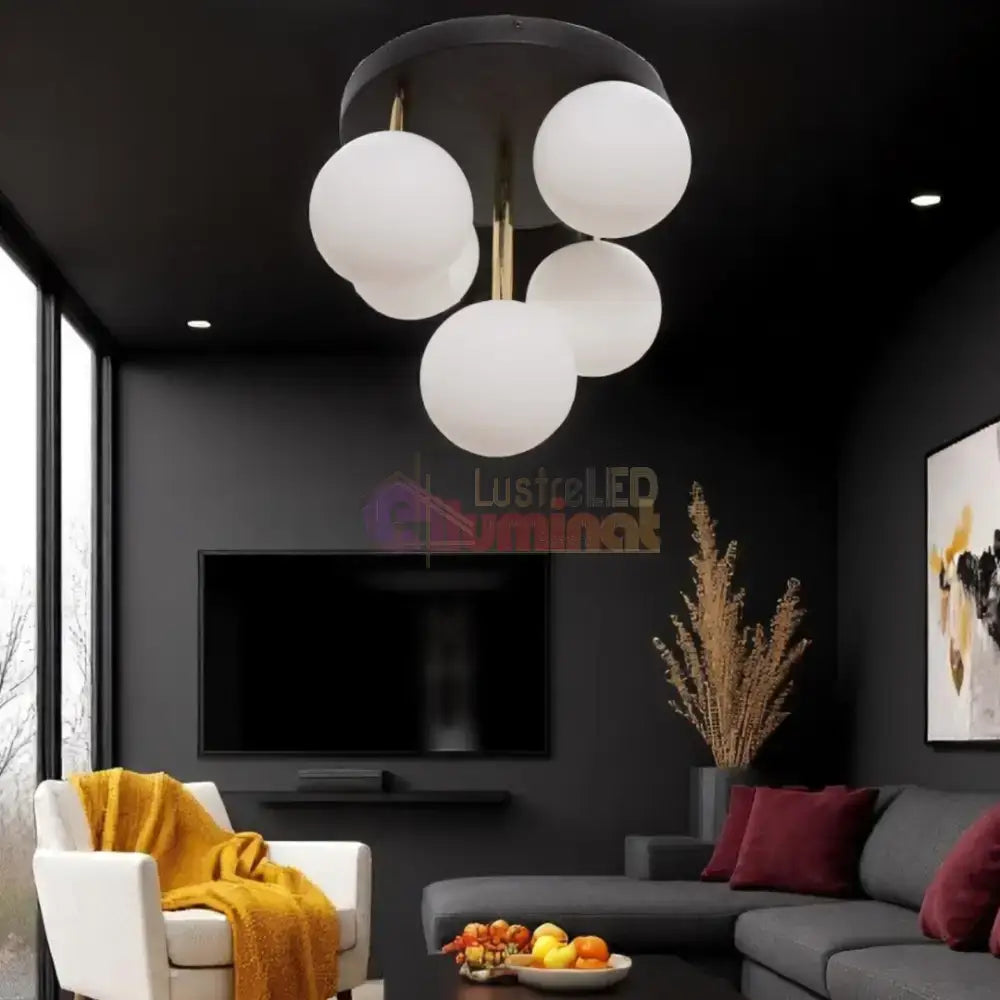 Lustra Abajur Aplicata Luxury ALI Golden lustreled.ro