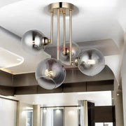 Lustra Abajur Fumuriu Aplicata 4Xe27 Mx413-4 Chandeliers