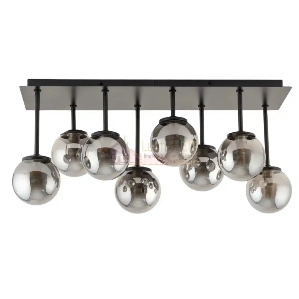 Lustra Abajur Fumuriu Black Rivendell NEAGRA / ABAJUR Chandeliers