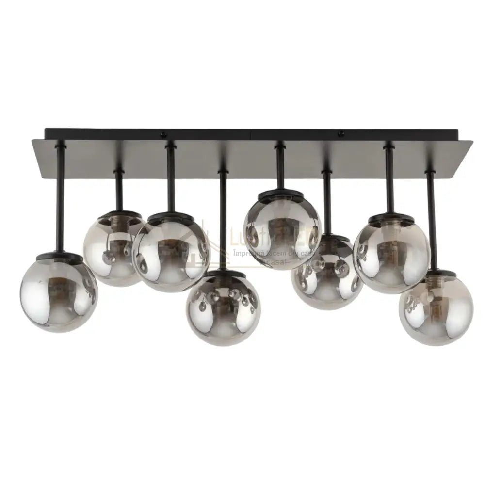 Lustra Abajur Fumuriu Black Rivendell NEAGRA / ABAJUR Chandeliers