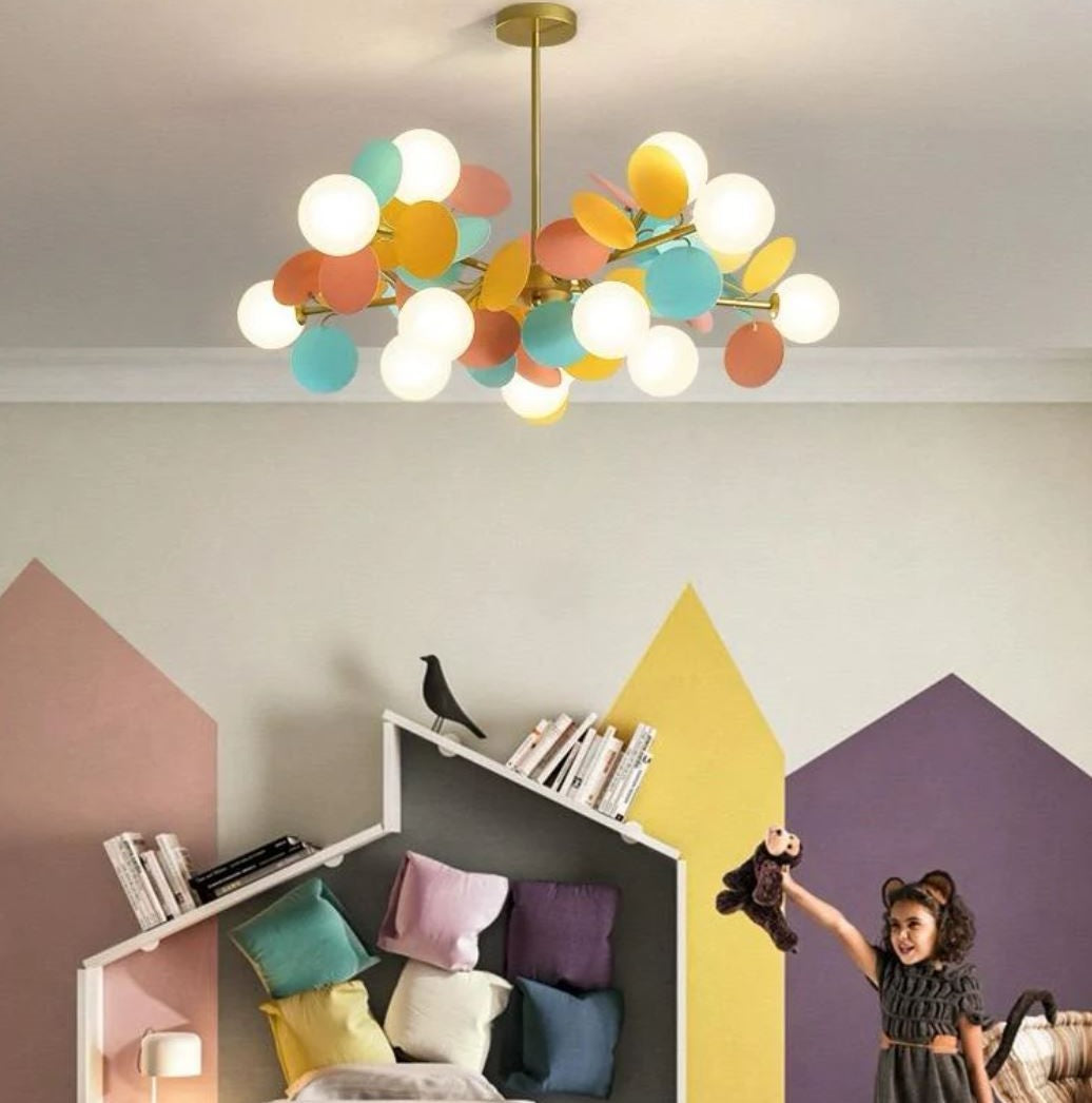 Lustra Suspendata Abajur Mat 15xG9 KidsJoy