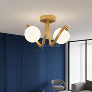 Lustra Abajur LINO 2xE27 Gold AURIE Chandeliers