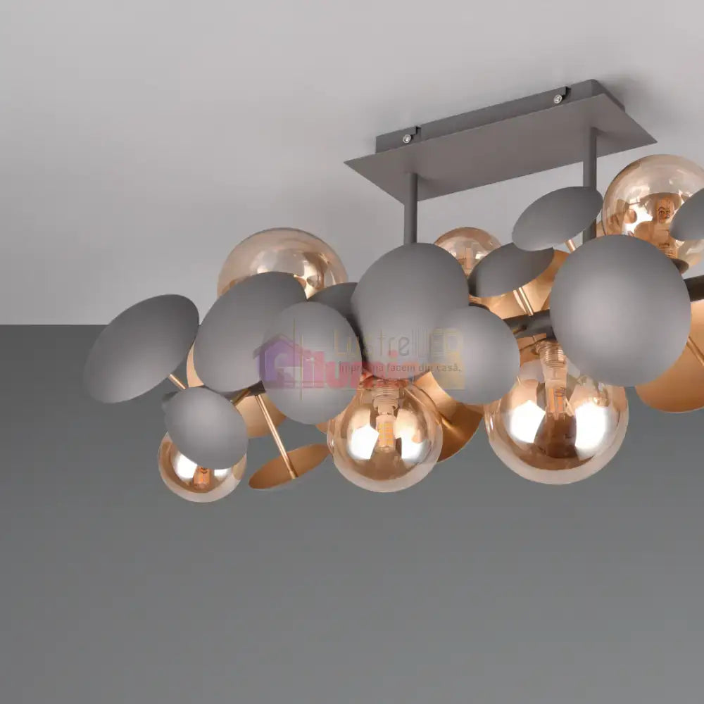 Lustra Abajur 8xG9 BUBBLE lustreled.ro