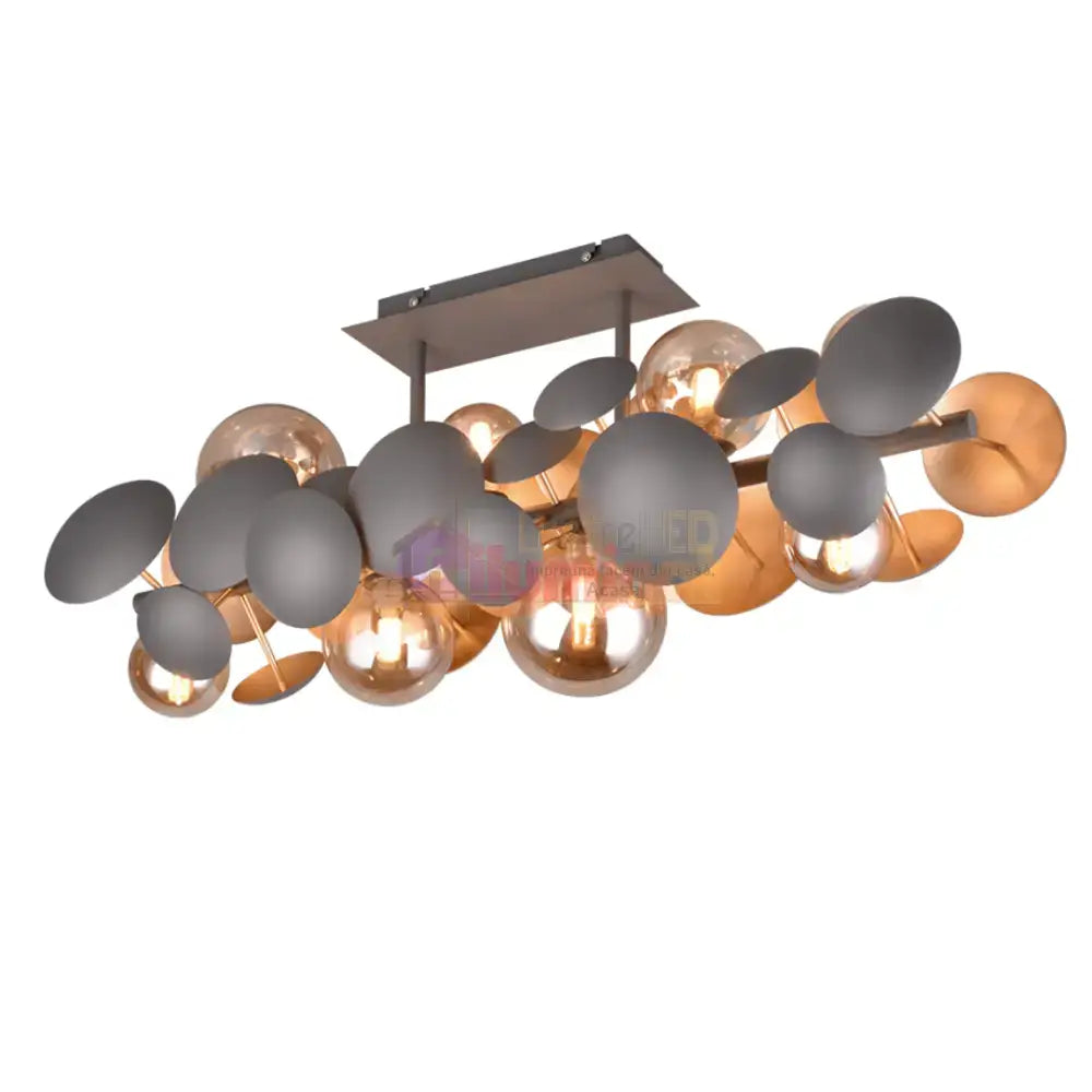 Lustra Abajur 8xG9 BUBBLE lustreled.ro
