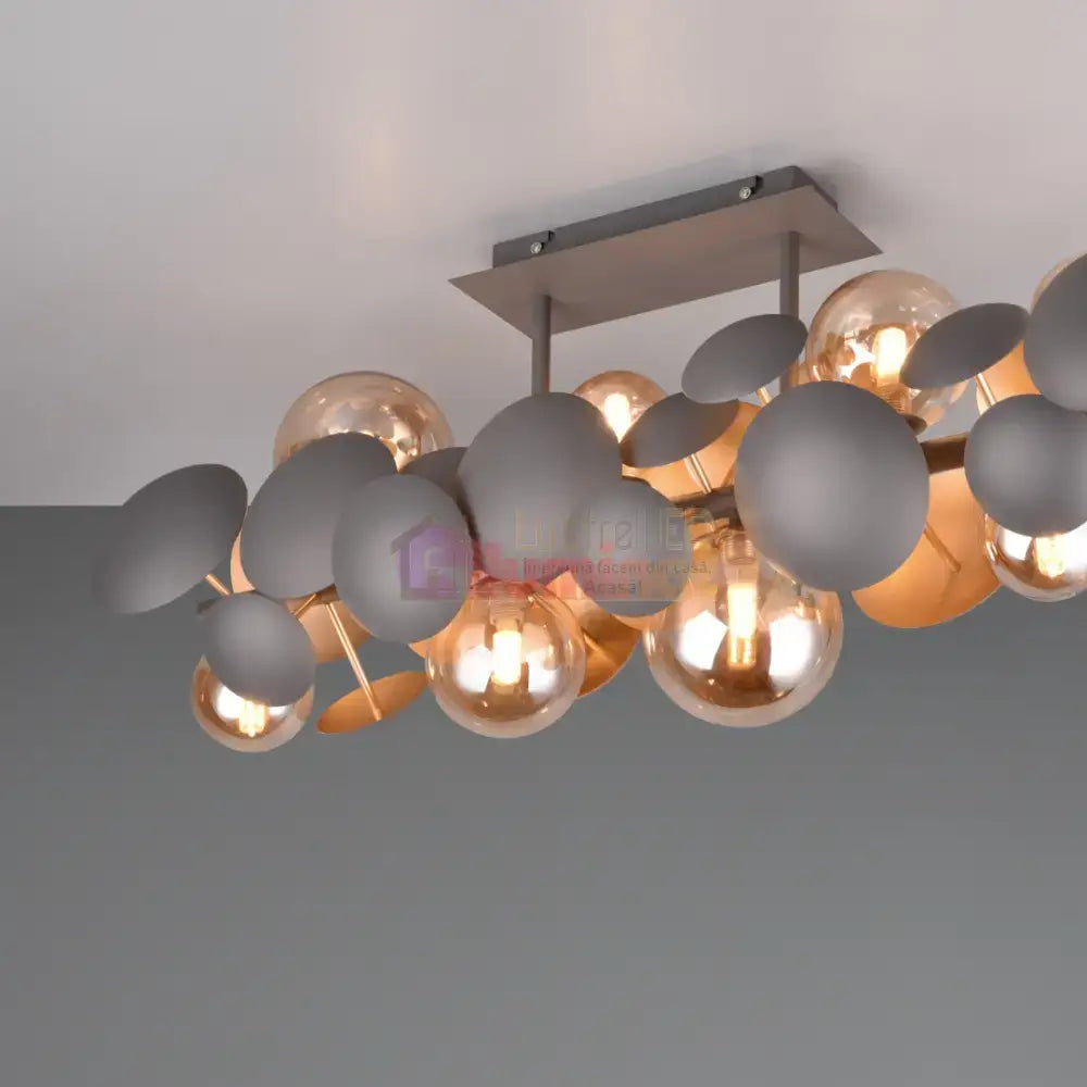 Lustra Abajur 8xG9 BUBBLE lustreled.ro