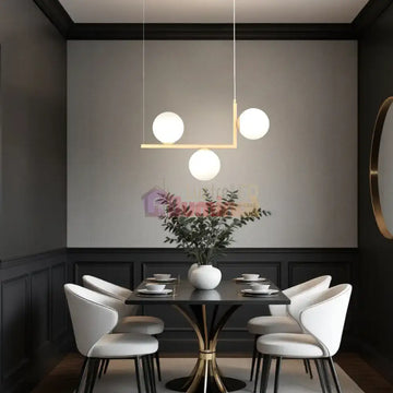 Lustra Abajur MAT 3xE27 Nordic Glow GOLDEN