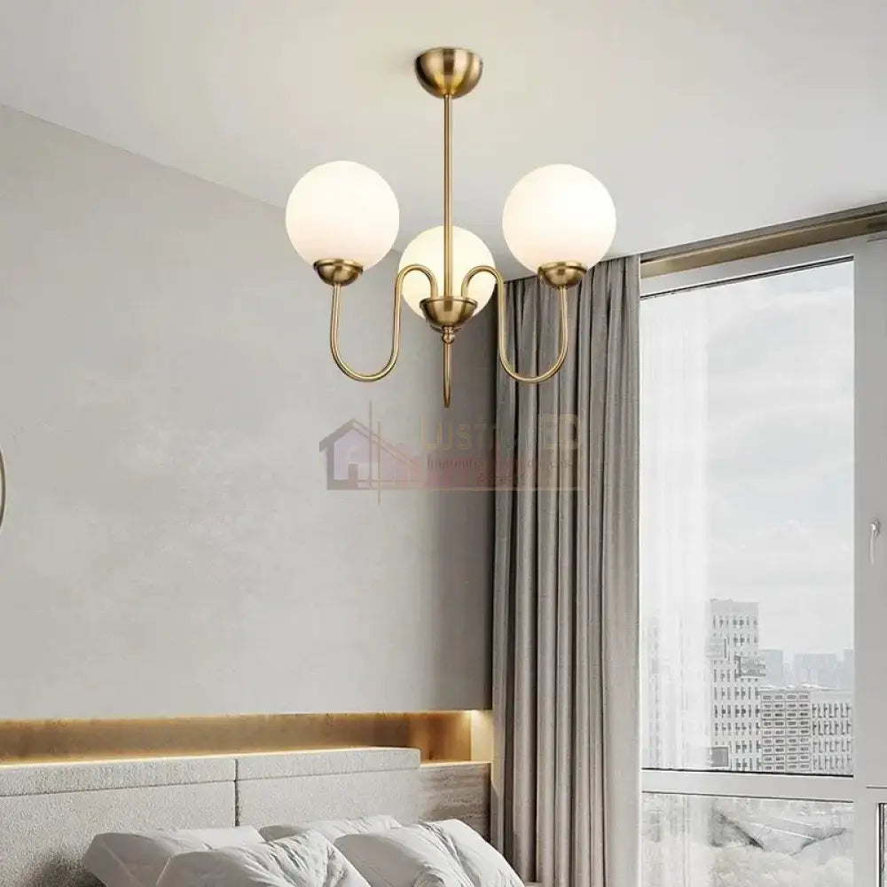 Lustra Abajur MAT GOLD 3XE27 DX2411-3 AURIE / ABAJUR Chandeliers