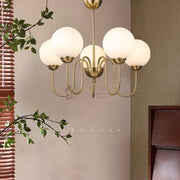 Lustra Abajur MAT GOLD 5XE27 Classique Taste DX2411 5 ABAJUR / AURIE Chandeliers