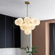 Lustra Abajur Mat Gold Dx2410-13 Chandeliers