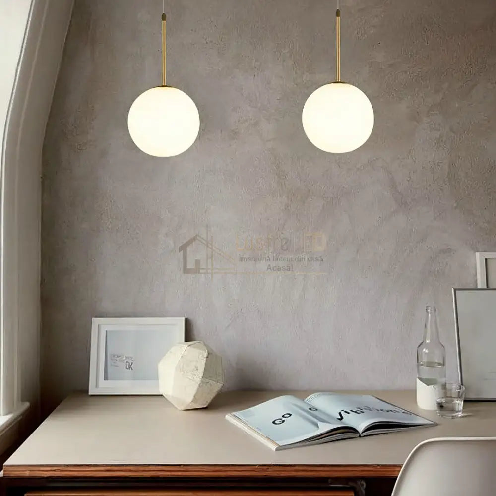 Lustra Abajur MAT GOLD Liniara 3xE27 DN124-3 ABAJUR / AURIE Chandeliers