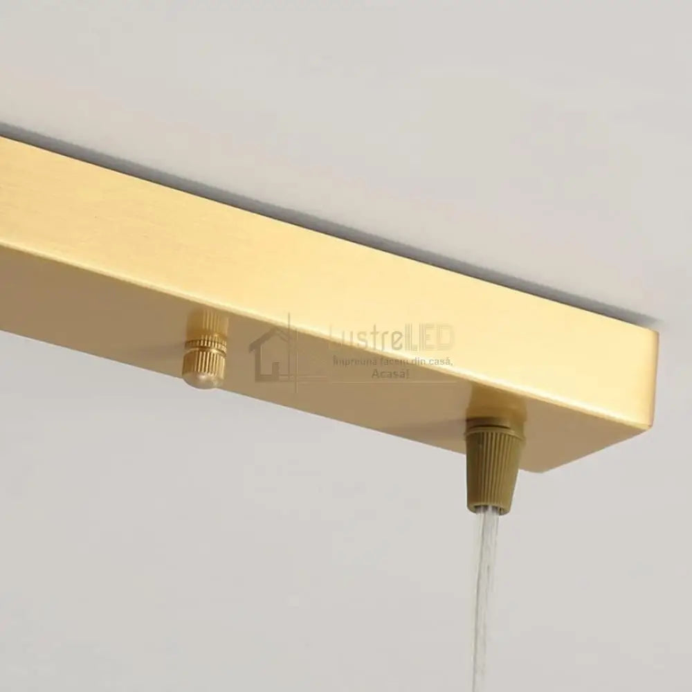 Lustra Abajur MAT GOLD Liniara 3xE27 DN124-3 ABAJUR / AURIE Chandeliers