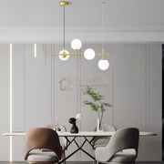 Lustra Abajur Mat Gold Liniara 4Xe27 Chandeliers