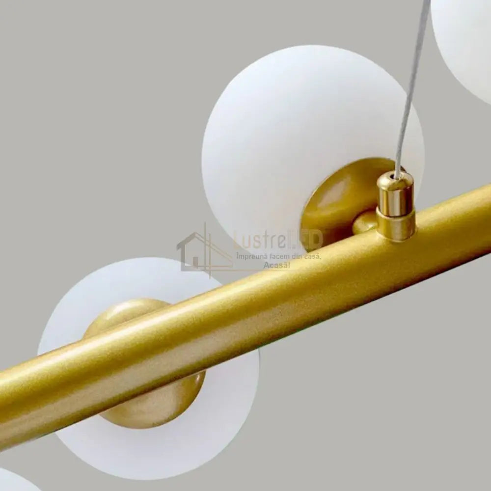 Lustra Abajur MAT GOLD Liniara DX332-9 ABAJUR / AURIE Chandeliers