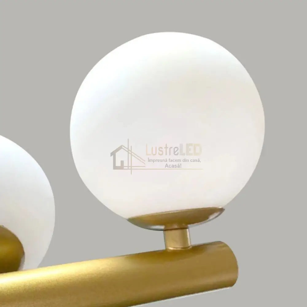 Lustra Abajur MAT GOLD Liniara DX332-9 ABAJUR / AURIE Chandeliers
