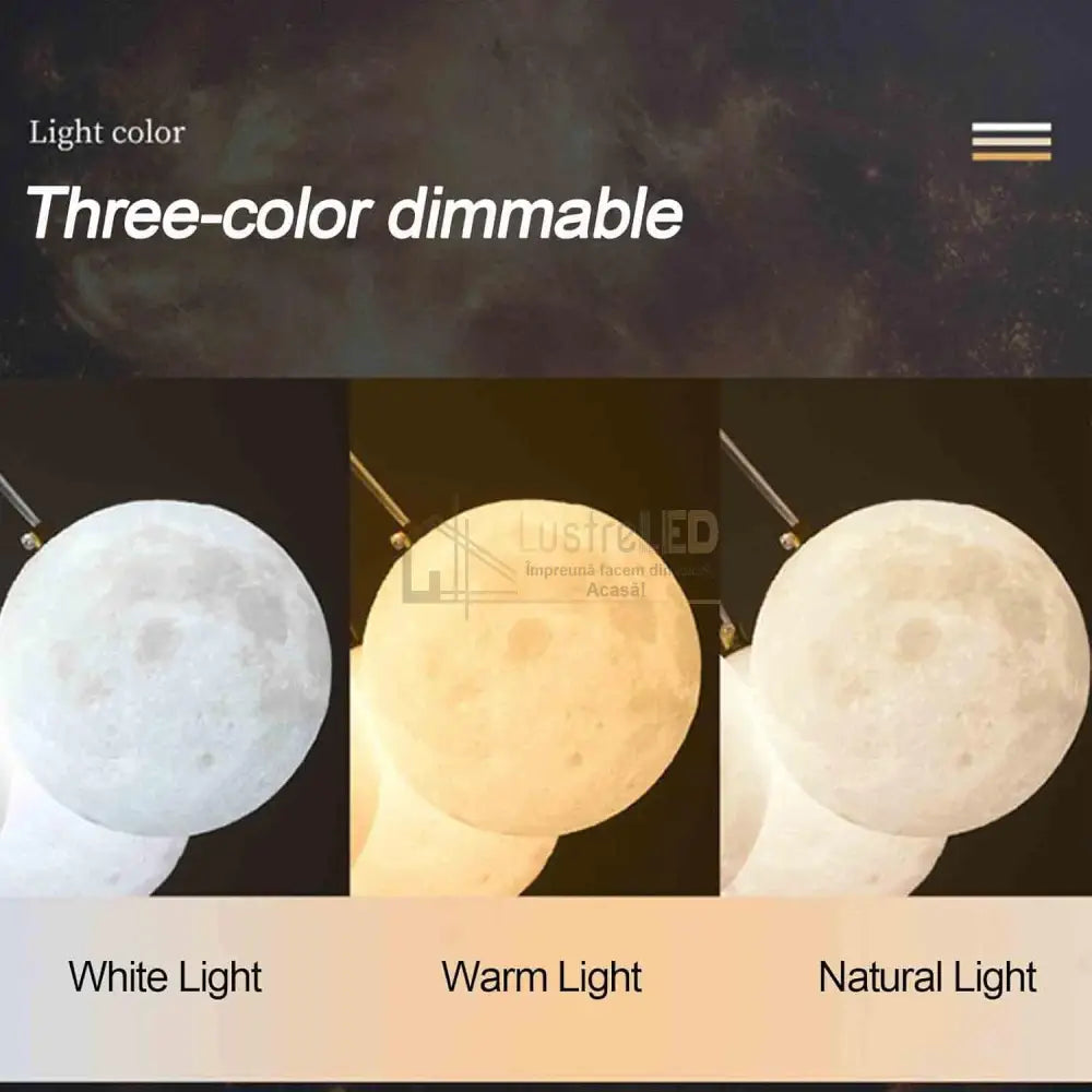 Lustra Abajur Mat Gold Moonlight Chandeliers
