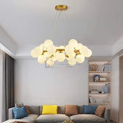 Lustra Abajur Mat Gold Rotunda 15Xg9 50Cm Chandeliers
