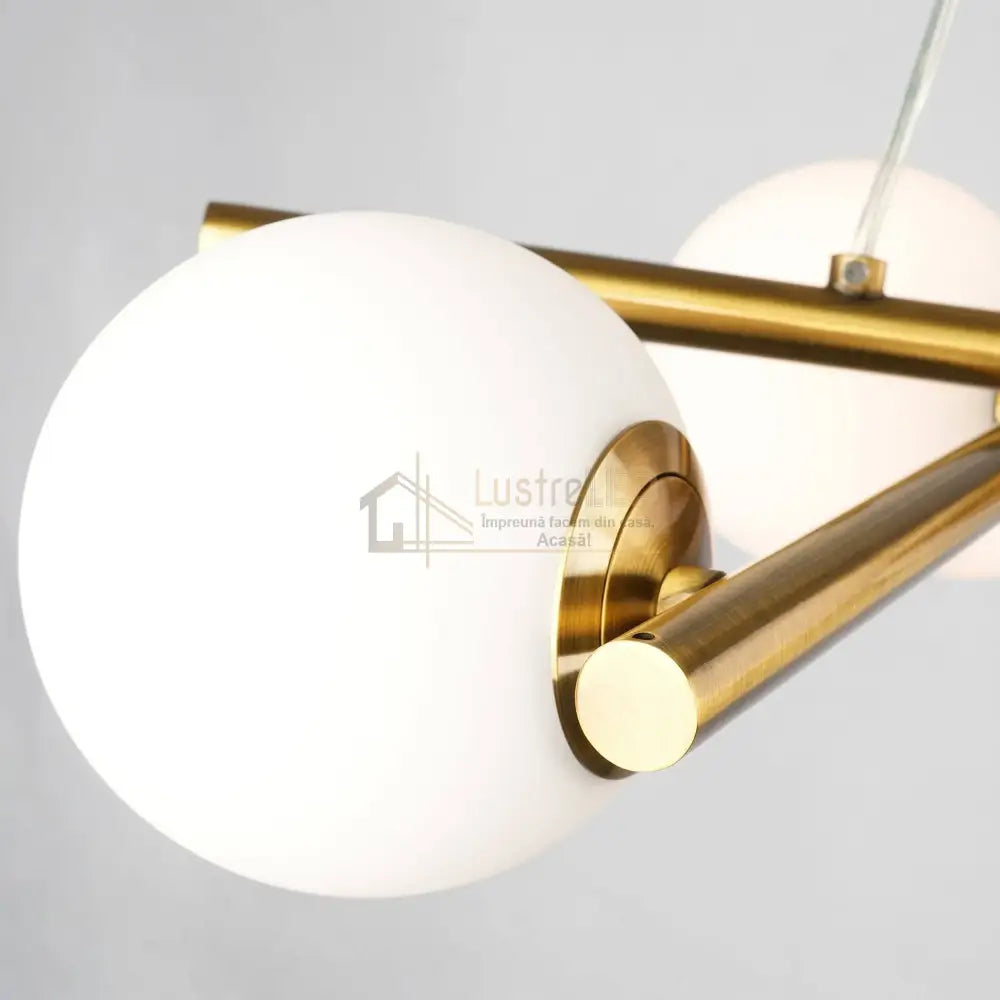 Lustra Abajur MAT GOLD 6xE27 F0010/6 ABAJUR / AURIE Chandeliers