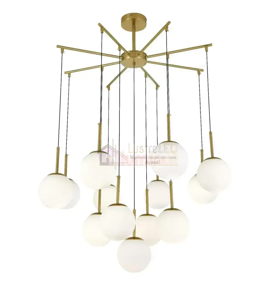 Lustra Abajur MAT GOLD SWING Chandeliers