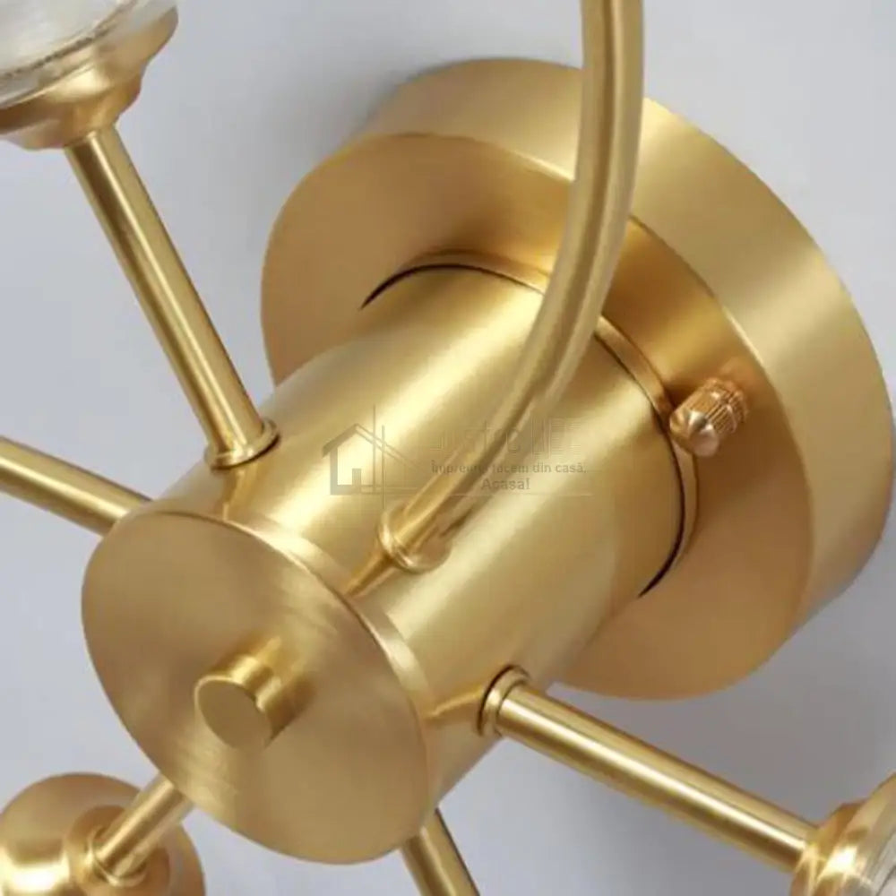 Lustra Abajur MAT Golden 6xE27 F0011/6 ABAJUR / AURIE Chandeliers