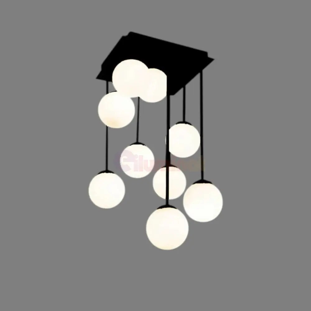 Lustra Abajur Mat Maxi Serelys BLACK 9XG9 NEAGRA / ABAJUR Chandeliers