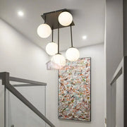 Lustra Abajur Mat Mini Serelys BLACK 5XG9 NEAGRA / ABAJUR Chandeliers