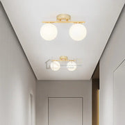 Lustra Abajur MAT Nordic GOLD 2xE27 DN117-2/GD lustreled.ro