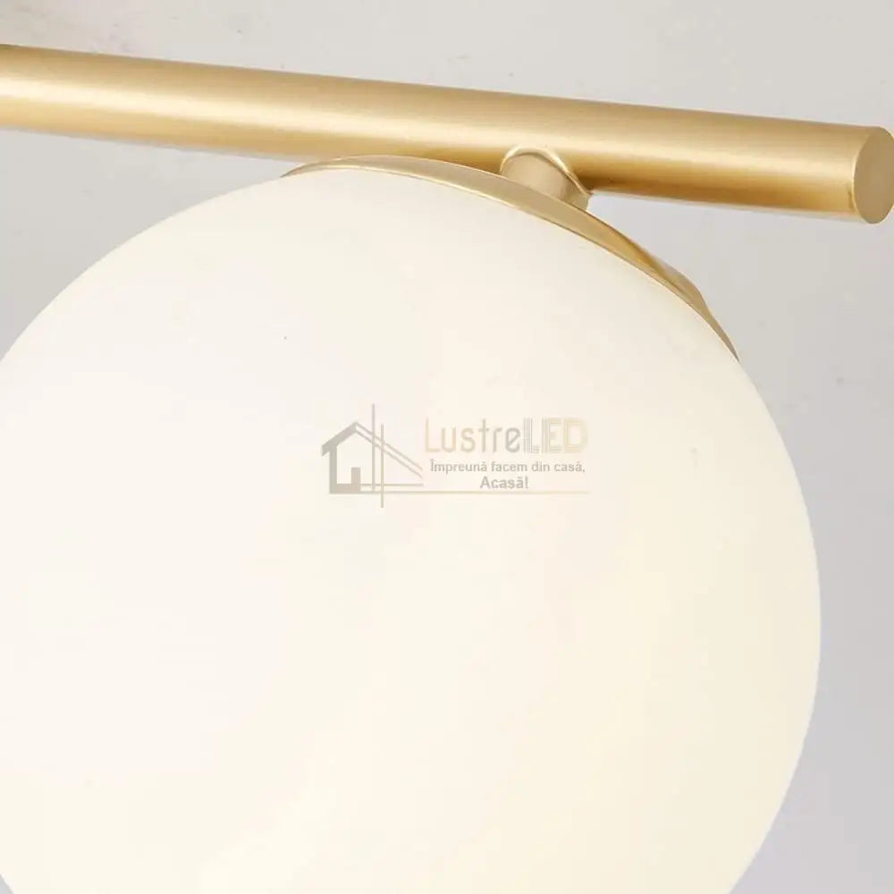Lustra Abajur MAT Nordic GOLD 2xE27 DN117-2/GD lustreled.ro