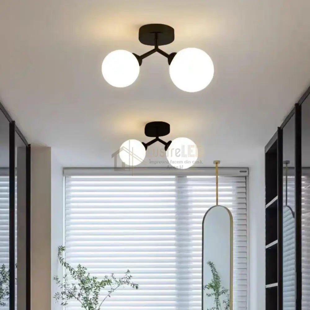 Lustra Abajur Black DX2431-2C ABAJUR Chandeliers