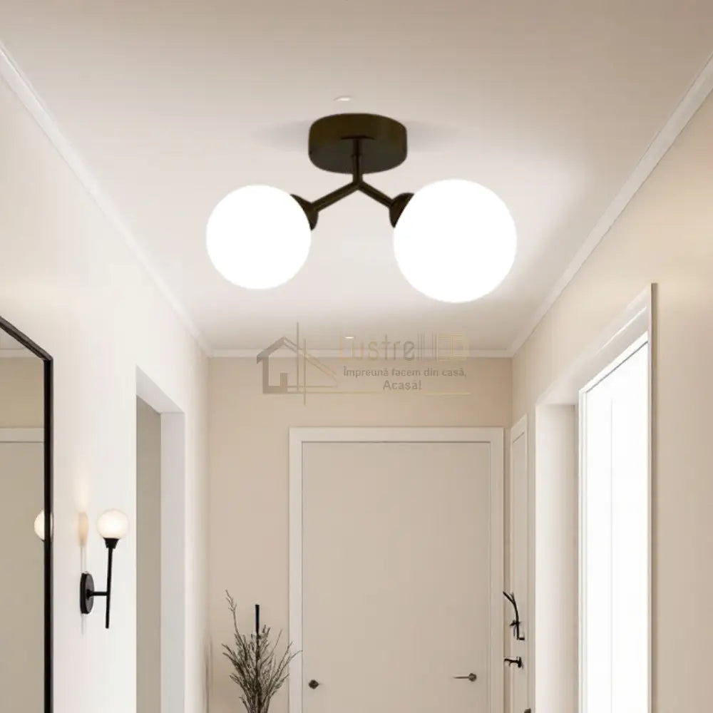 Lustra Abajur Black DX2431-2C ABAJUR Chandeliers