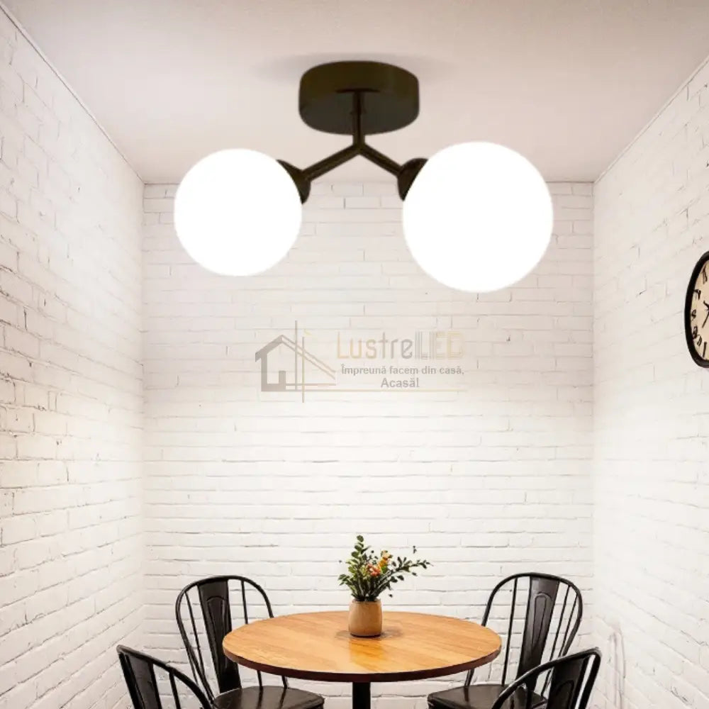 Lustra Abajur Black DX2431-2C ABAJUR Chandeliers
