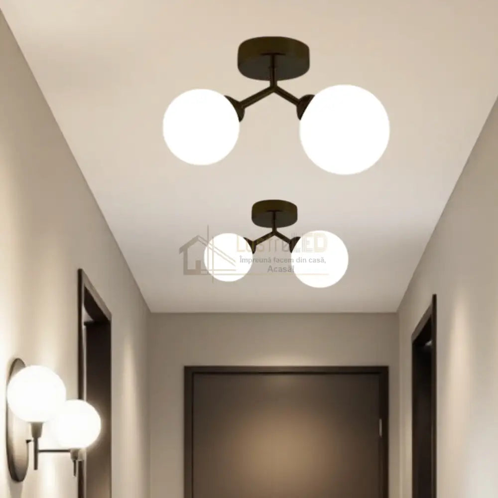 Lustra Abajur Black DX2431-2C ABAJUR Chandeliers
