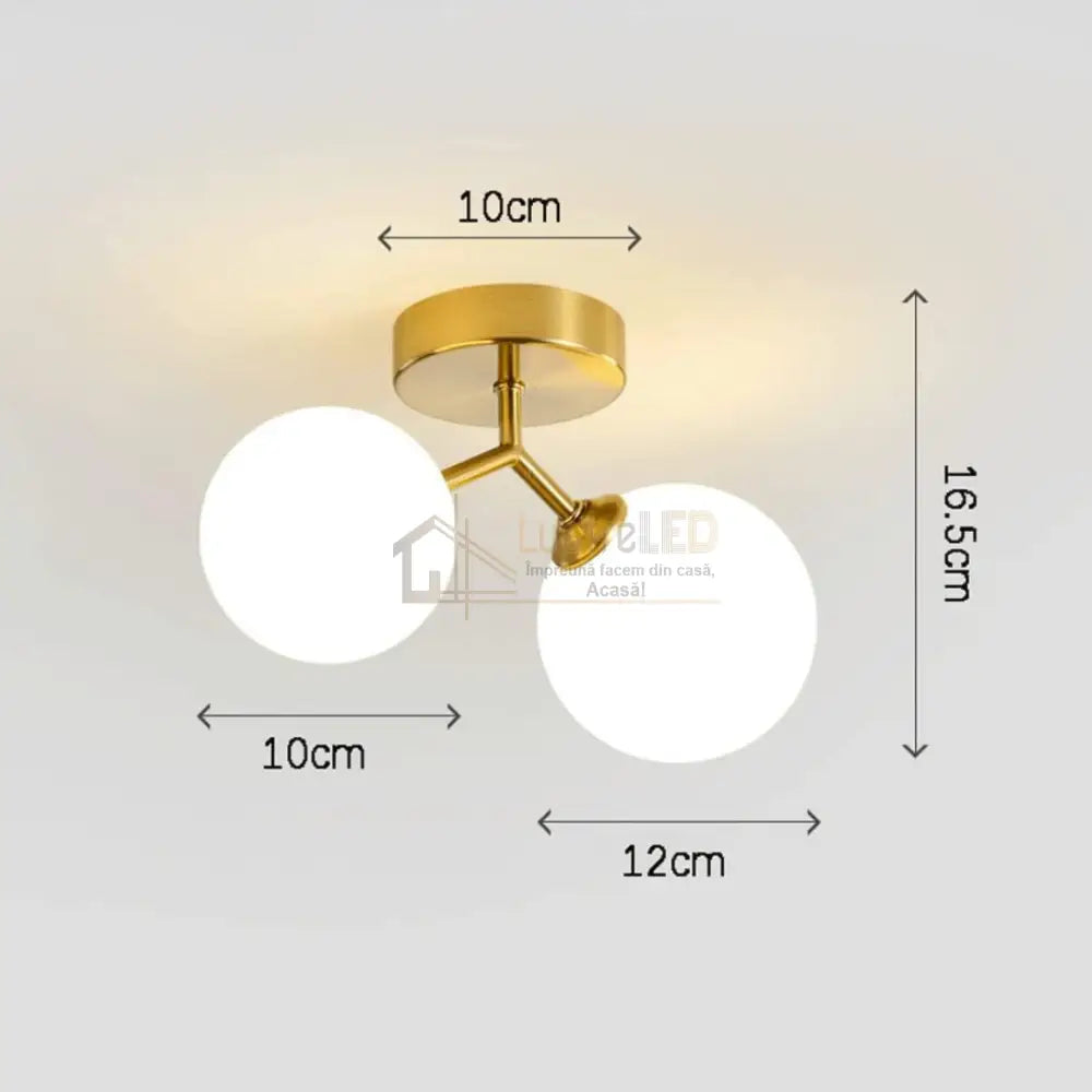 Lustra Abajur Gold DX2431-2B ABAJUR Chandeliers