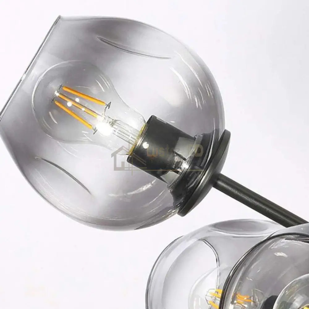 Lustra Abajur Reglabila 8xE27 Umbrava - 6035-8 NEAGRA / ABAJUR Chandeliers