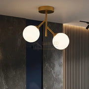 Lustra Abajur TIAN 2xE27 Gold AURIE Chandeliers