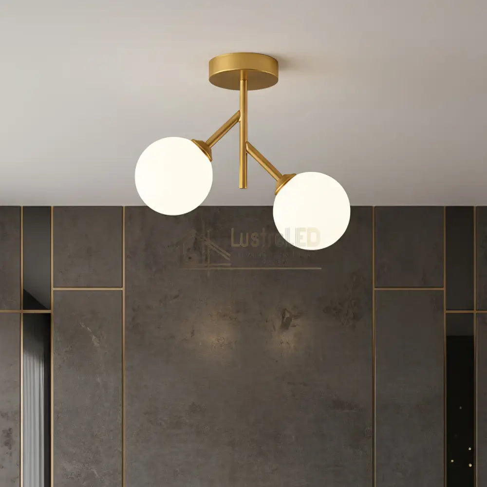 Lustra Abajur TIAN 2xE27 Gold AURIE Chandeliers