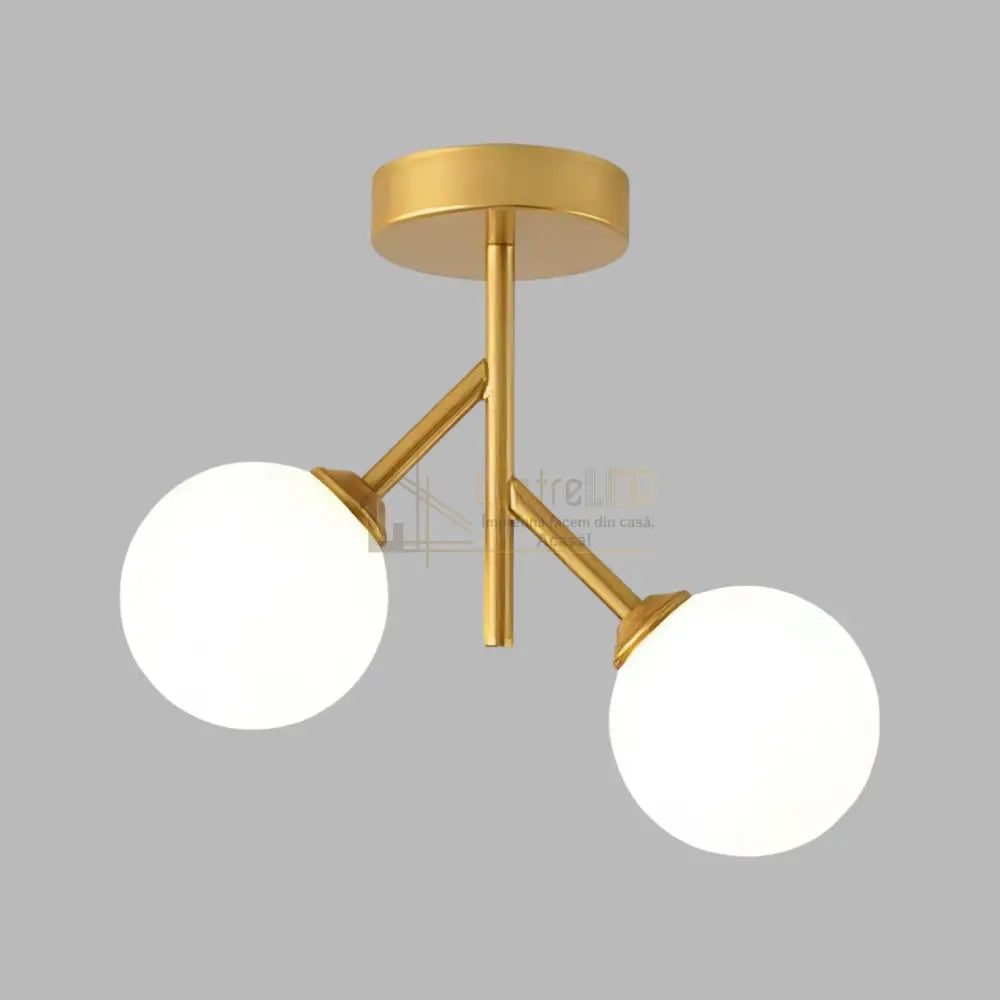 Lustra Abajur TIAN 2xE27 Gold AURIE Chandeliers