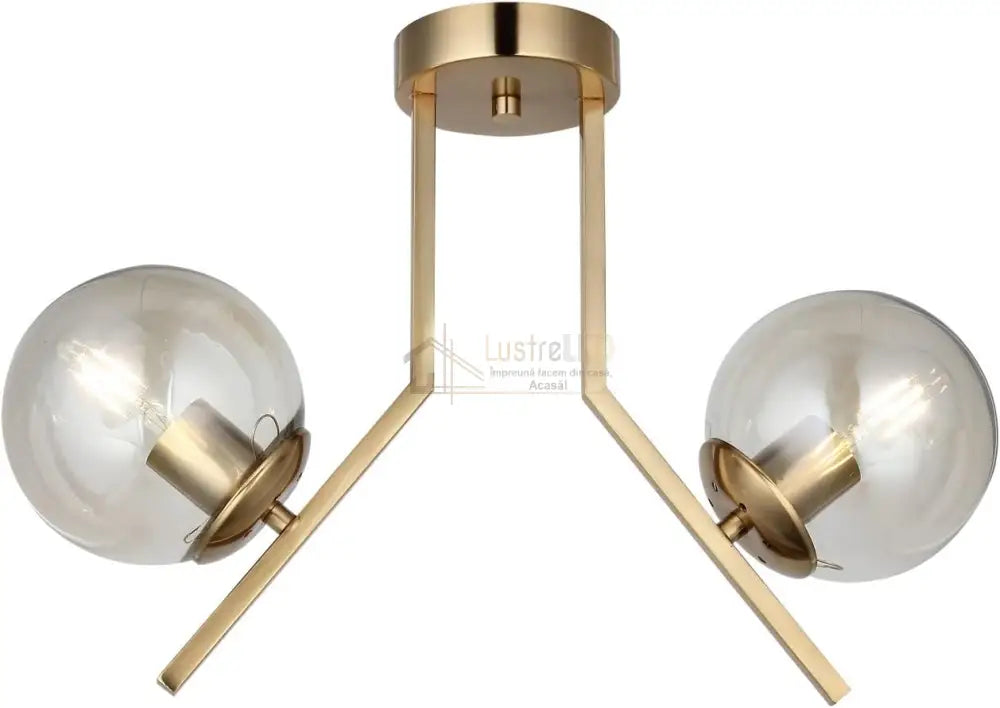 Lustra Abajur Transparent Aplicata 2Xe27 Mx412-2 Chandeliers